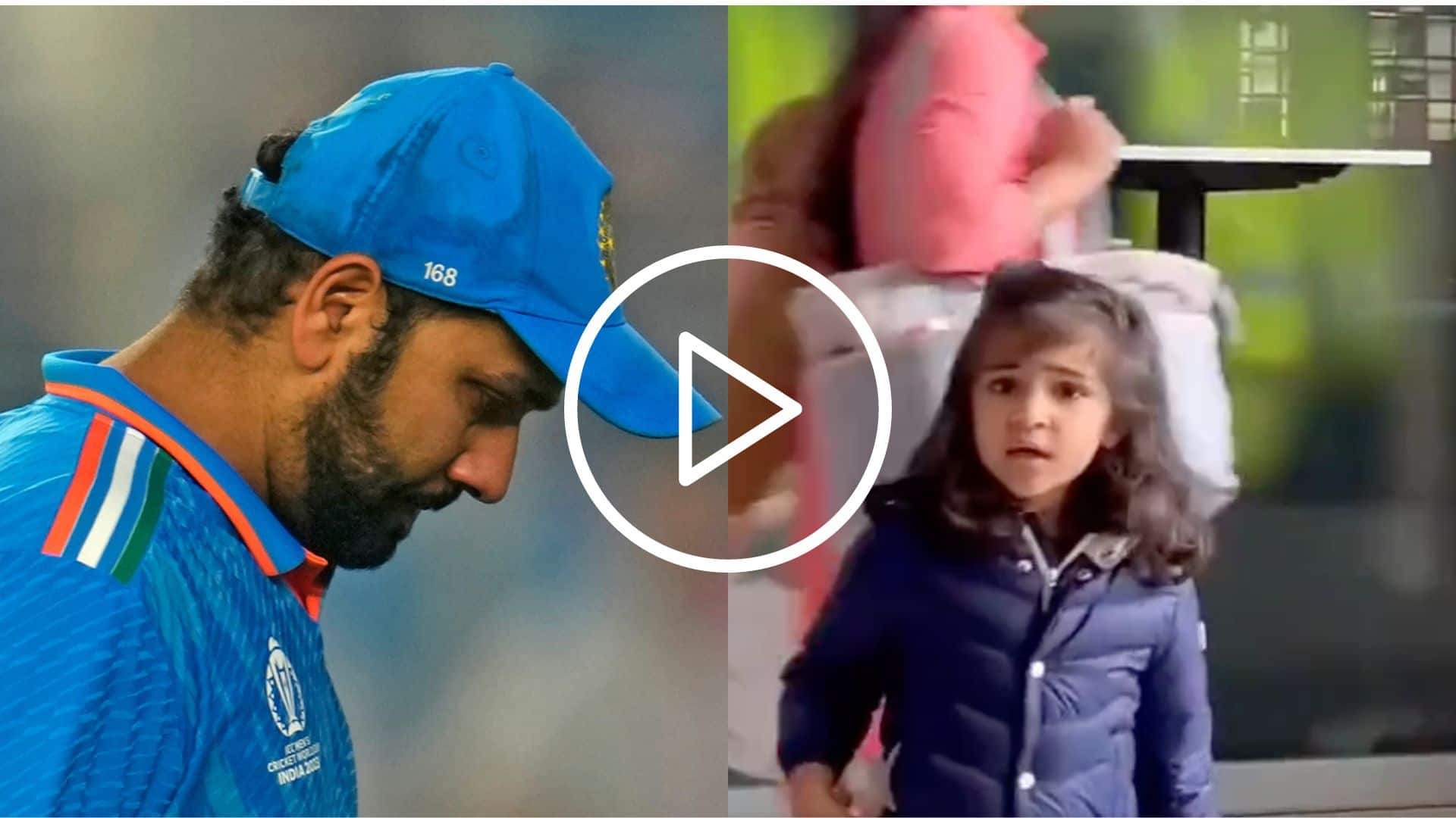 'After One Month, He'll Laugh Again' - Rohit Sharma's Daughter's Old Clip Goes Viral After WC Heartbreak